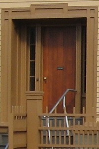 The Door to Abraham Lincoln’s home in Springfield