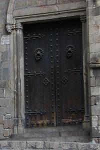 A door in the castle