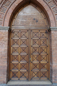 A door in the castle