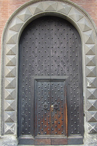 A door in the castle