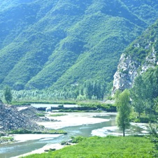 View of Hebei from train to Chengde