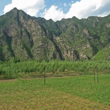 View of Hebei from train to Chengde