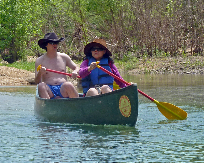 Canoeing on Courtois Creek