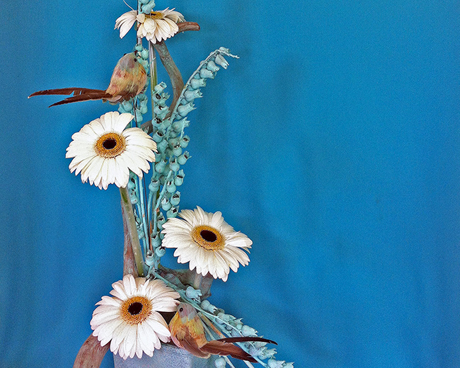 White flower arrangement