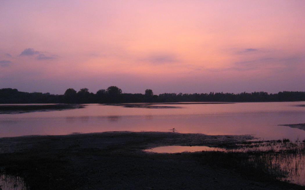 Sunset in Illinois, near Burlington