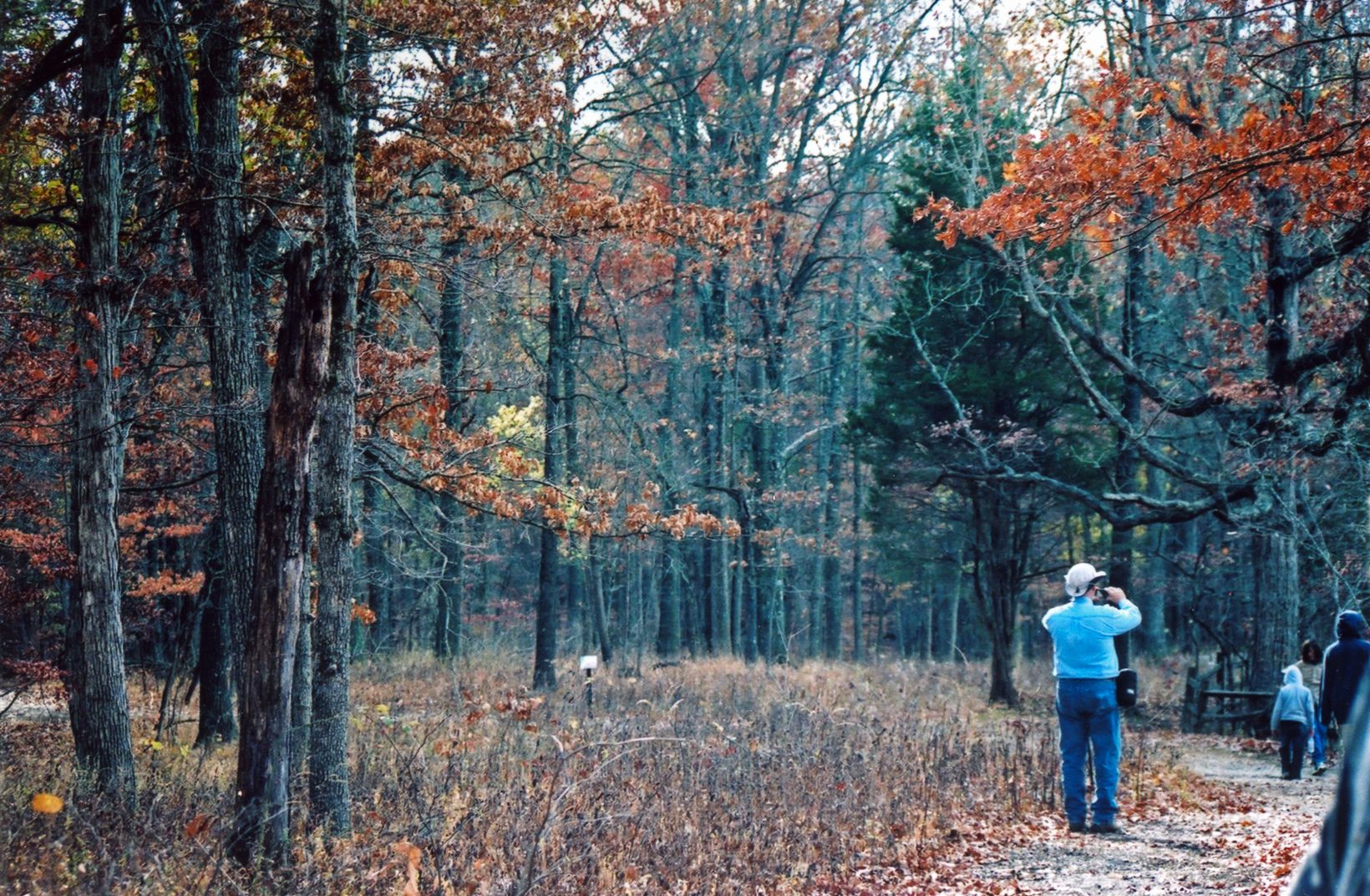 Scoutmaster Acs takes a photograph