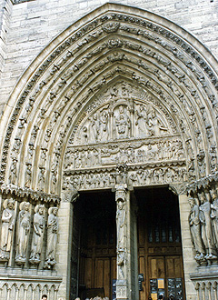 Last Judgment portal on the west side of the cathedral